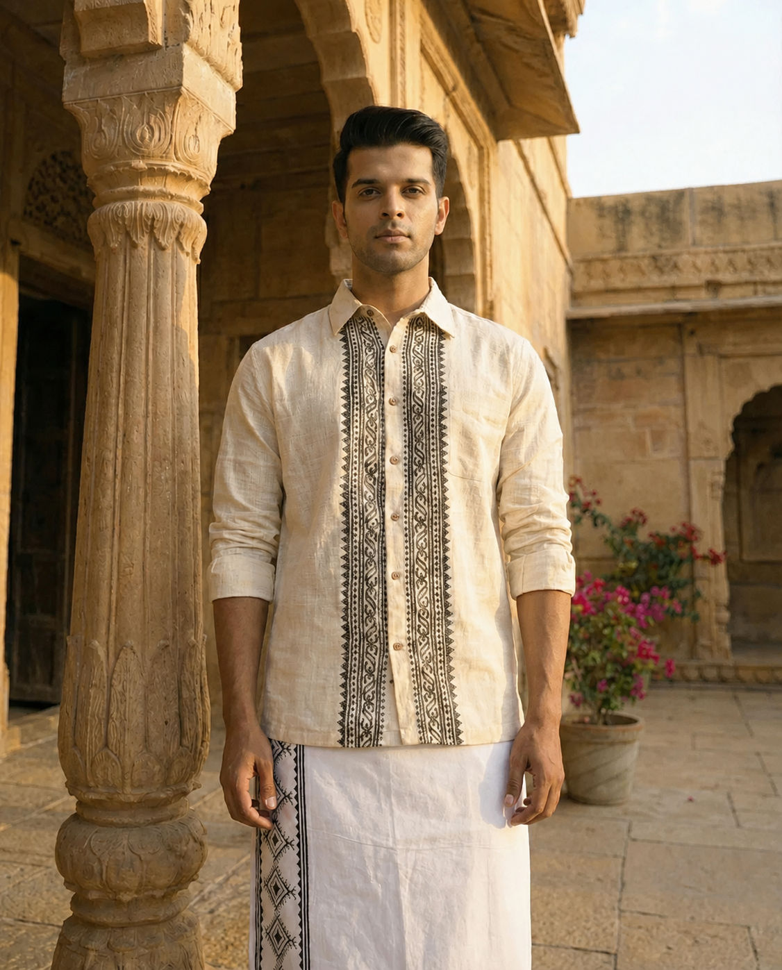 Acharya Shirt Full-sleeve